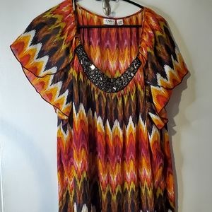 Beautiful Vivid Color Blouse